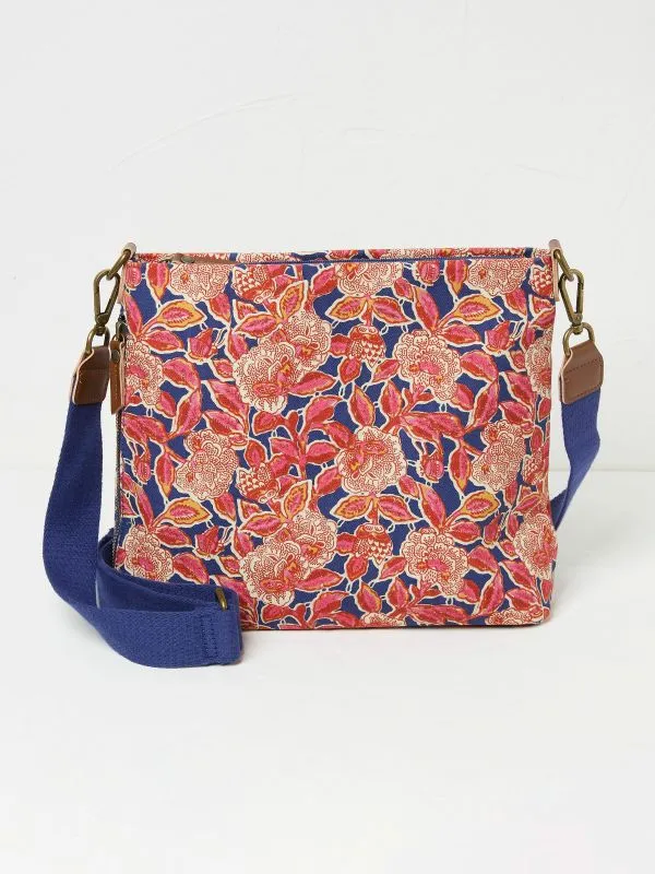 Fat Face Bags and Purses Women Kingston Dark Pink Canvas Bag