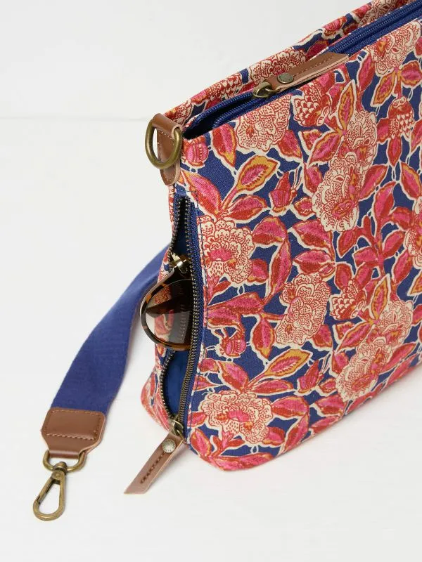 Fat Face Bags and Purses Women Kingston Dark Pink Canvas Bag