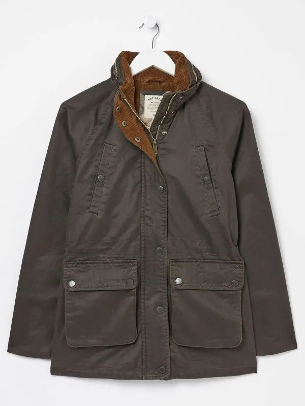 Fat Face Coats and Jackets Women Brown Sussex Heritage Coat