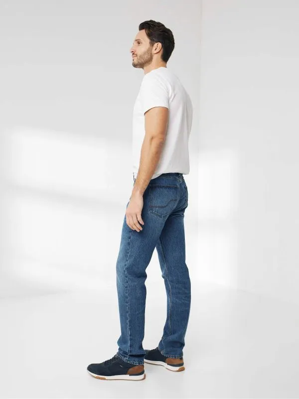 Fat Face Denim Dressing Men Blue Straight Stone Wash Jeans
