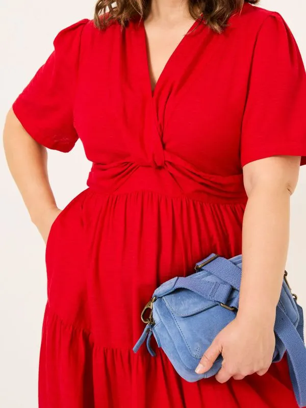 Fat Face Dresses Women Bright Red Gigi Midi Dress