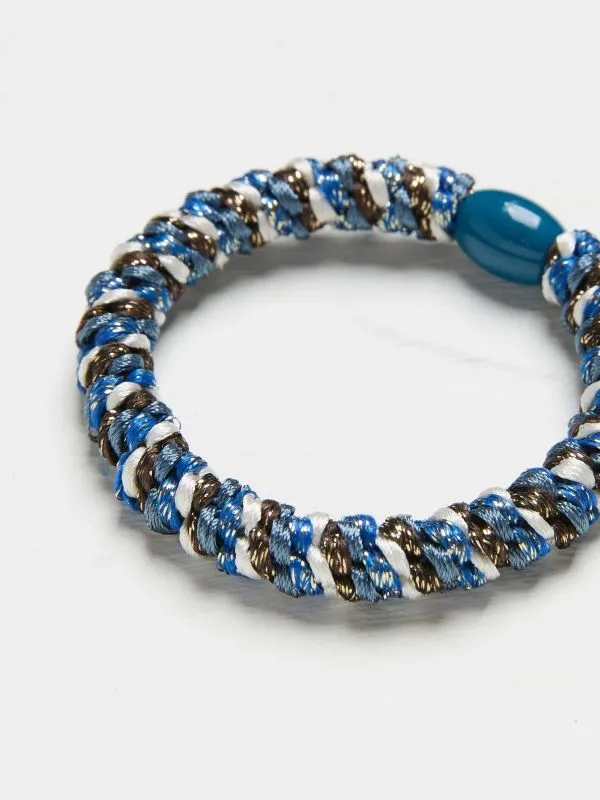 Fat Face Hair Accessories Women Blue Twist Hair Tie