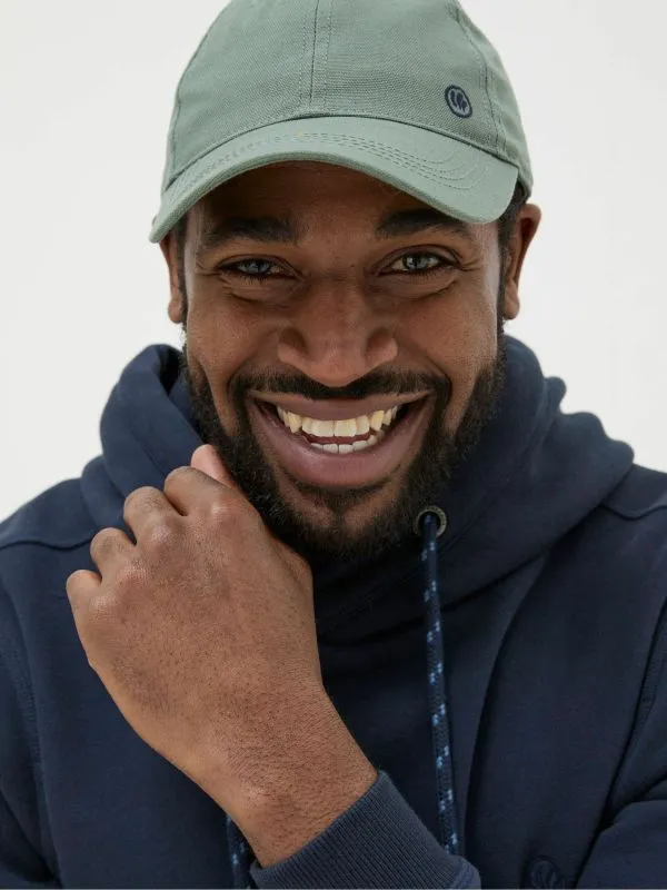 Fat Face Hats Men Green 100 Cotton Canvas Baseball Cap