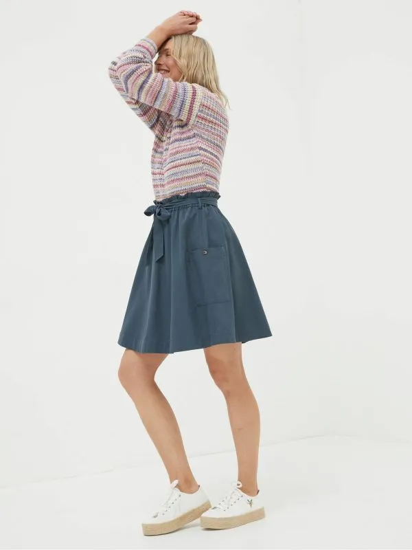 Fat Face Skirts Women Nicole Grey Utility Skirt