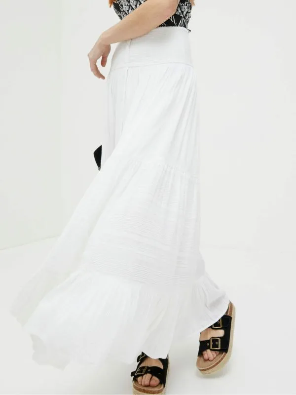 Fat Face Skirts Women Rhea Natural Beach Maxi Skirt