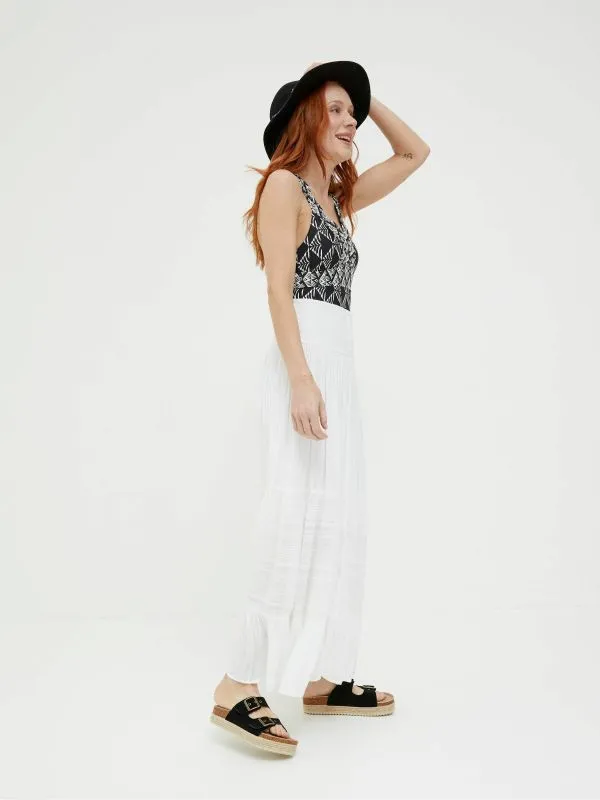 Fat Face Skirts Women Rhea Natural Beach Maxi Skirt