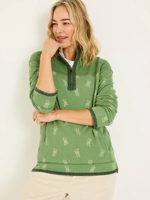 Fat Face Sweatshirts and Hoodies Women Airlie Light Green Sweat Top