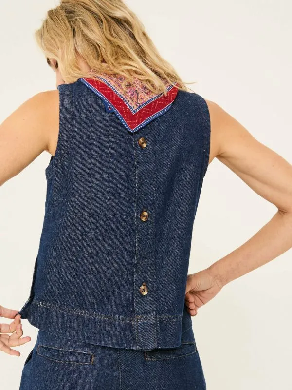 Fat Face Tops and TShirts Women Ink Dara Denim Top