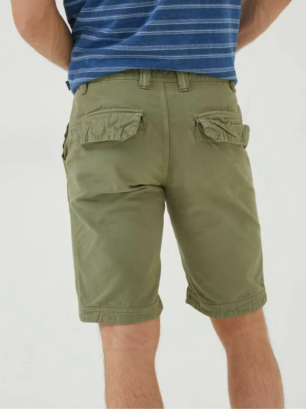 Fat Face Wardrobe Staples Men Green Cove Flat Front Shorts