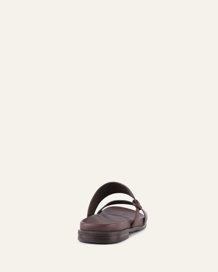 FLAT SANDALS jomercer Women Hayes flat sandals brown leather FLAT SANDALS jomercer Women Hayes flat sandals brown leather