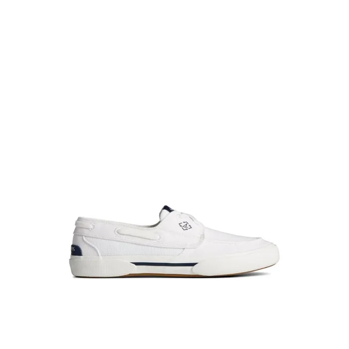 Flats Women Sperry Pier Wave Boat Shoe White