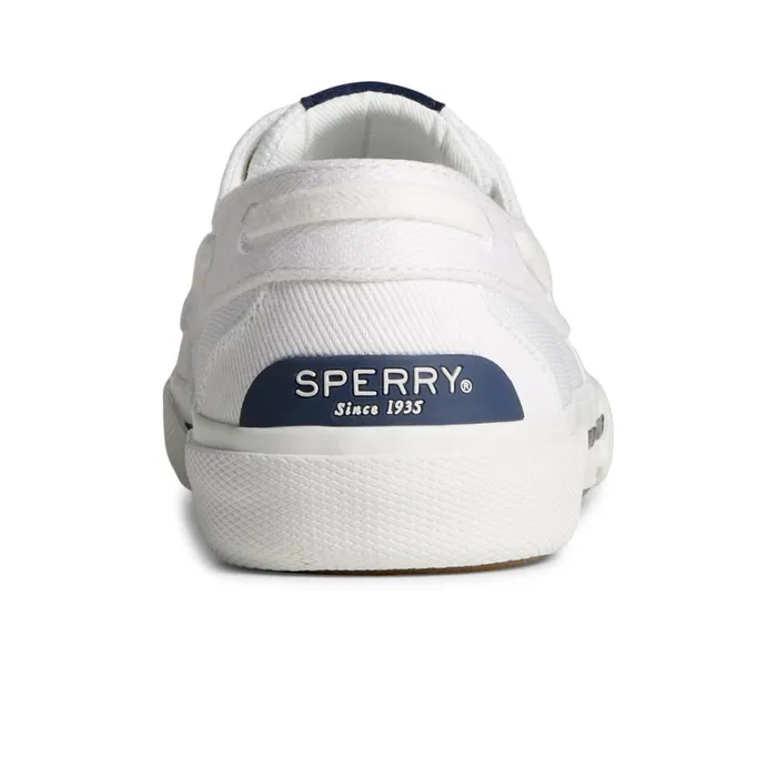 Flats Women Sperry Pier Wave Boat Shoe White