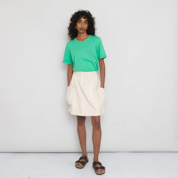 Folk Clothing TShirts Multistitch Tee 8211 Emerald 8211 Womens