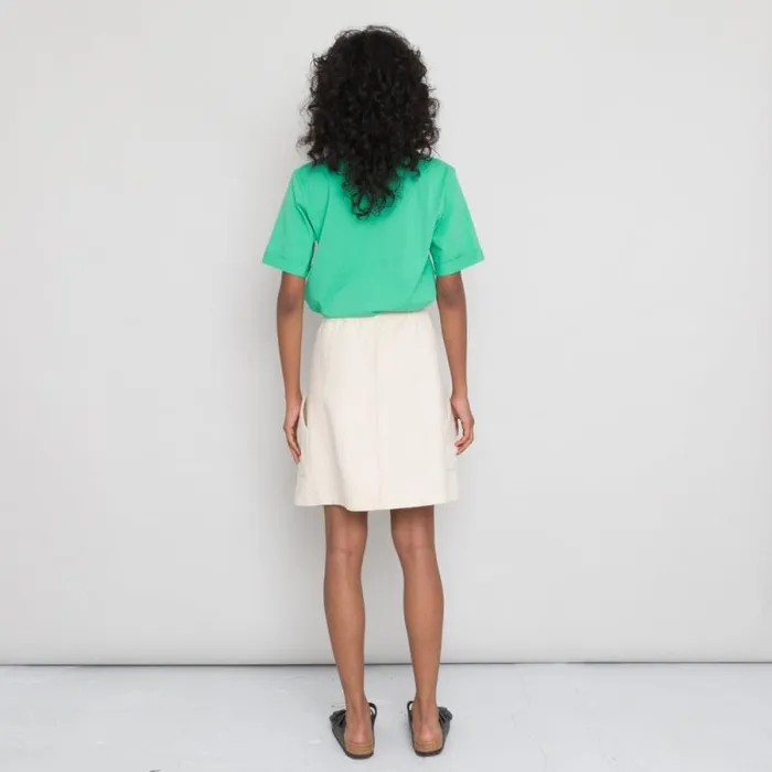 Folk Clothing TShirts Multistitch Tee 8211 Emerald 8211 Womens