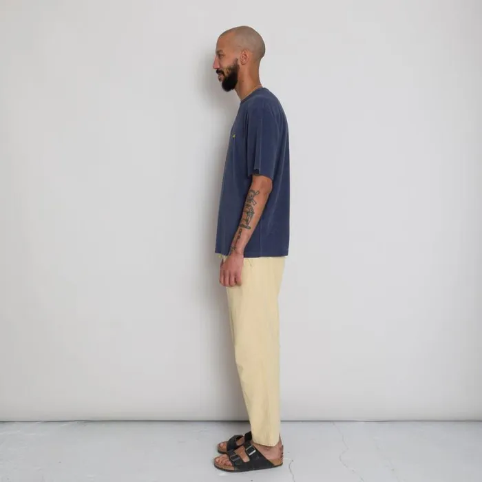 Folk Clothing TShirts Relaxed Assembly Tee 8211 Soft Navy Terry DP 8211 Mens