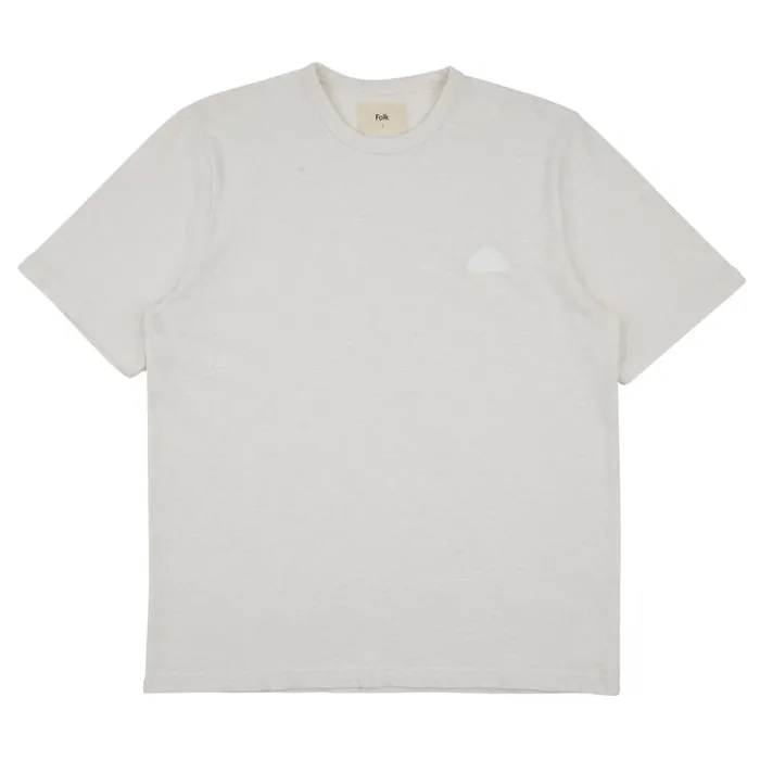 Folk Clothing TShirts Slub Tee 8211 Ecru 8211 Mens