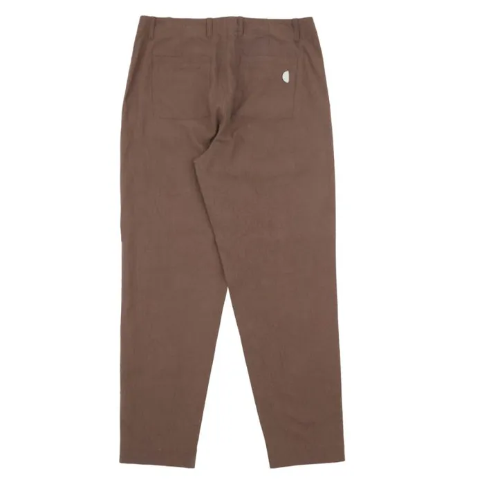 Folk Clothing Trousers Assembly Pant 8211 Ash Brown Crinkle 8211 Mens