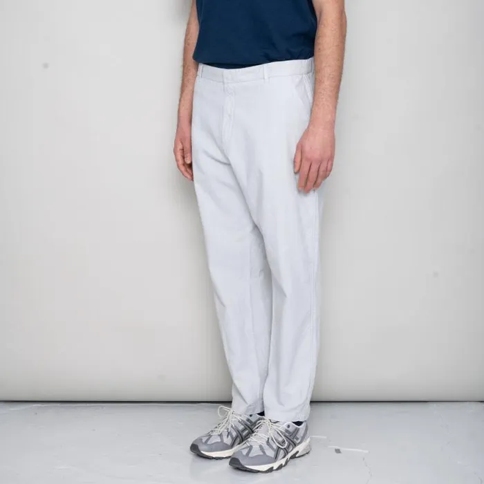 Folk Clothing Trousers Cotton Linen Trouser Fixed 8211 Mist Blue 8211 Mens