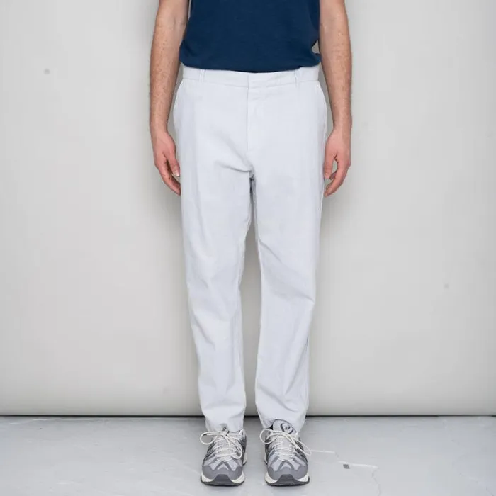Folk Clothing Trousers Cotton Linen Trouser Fixed 8211 Mist Blue 8211 Mens
