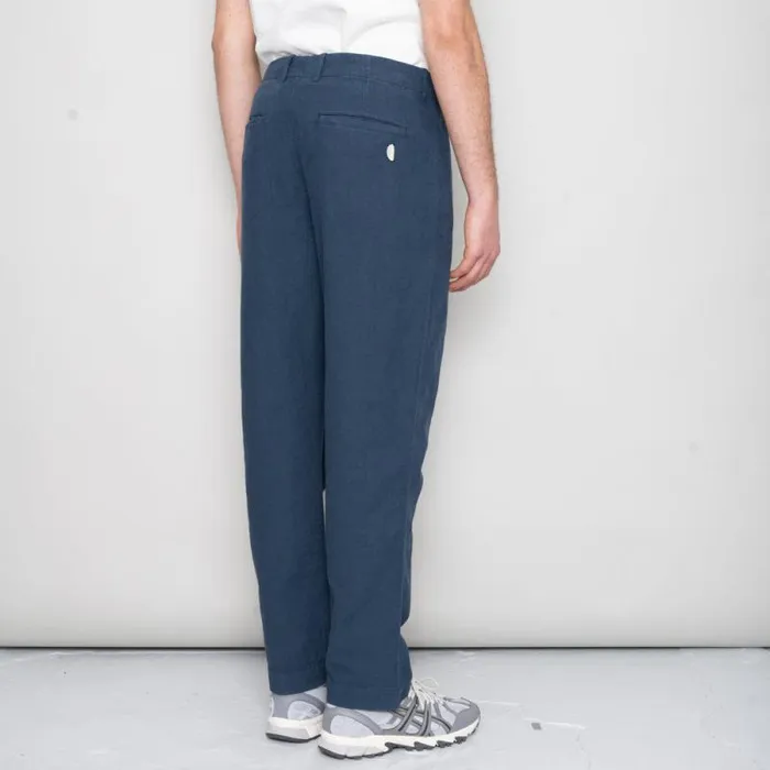 Folk Clothing Trousers Lean Assembly Pant 8211 Ash Navy 8211 Mens