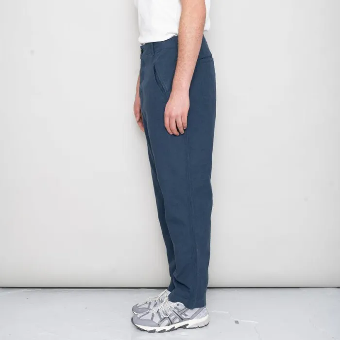 Folk Clothing Trousers Lean Assembly Pant 8211 Ash Navy 8211 Mens