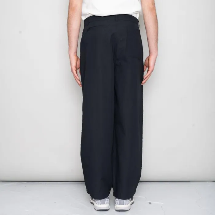 Folk Clothing Trousers Wide Fit Trouser 8211 Soft Black 8211 Mens