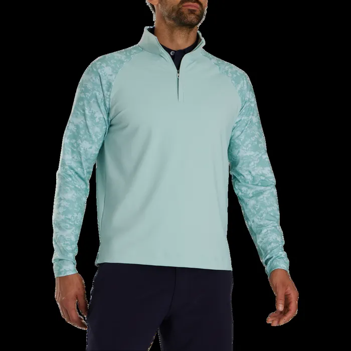 FootJoy Base MidLayers Men Camo Color Block MidLayer Moss
