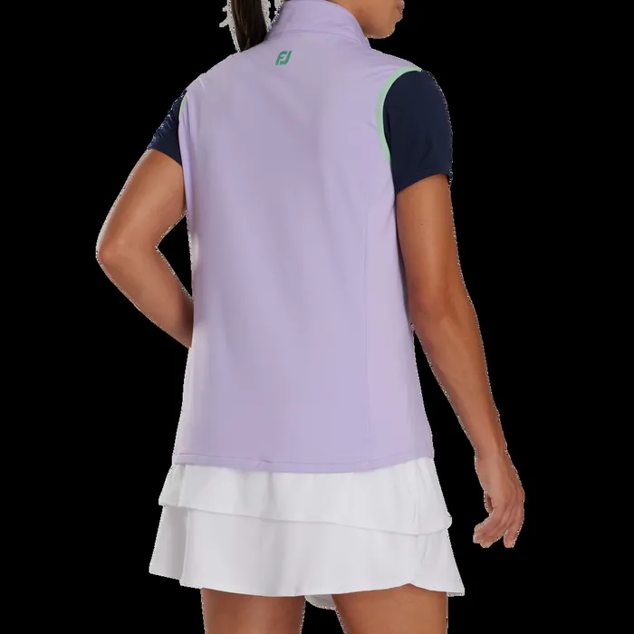 FootJoy Base MidLayers Women FullZip VestPrevious Season Style Lavender FootJoy Base MidLayers Women FullZip VestPrevious Season Style Lavender