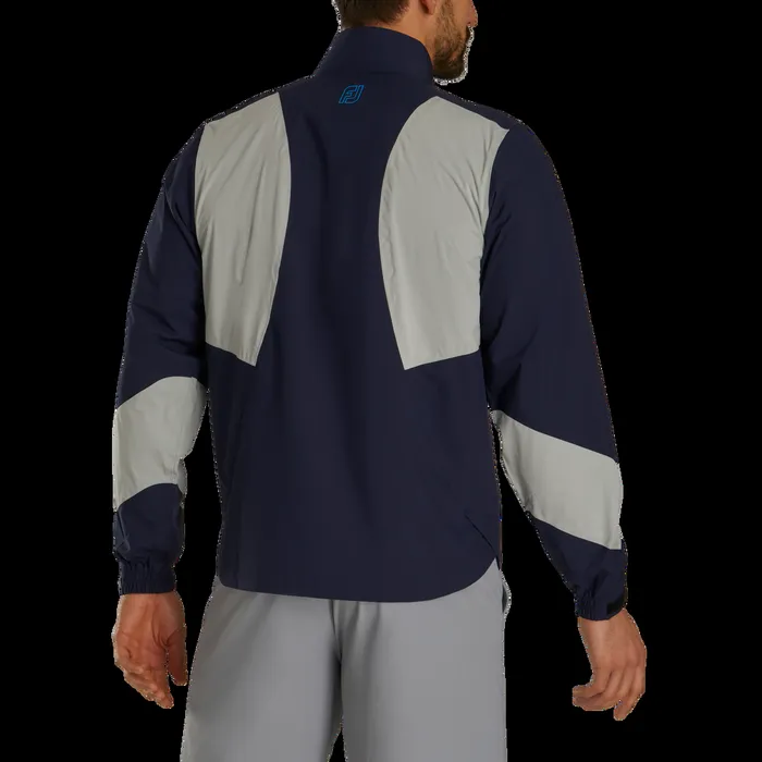 FootJoy Outer Layers Men HydroLite X Rain Jacket Navy Grey FootJoy Outer Layers Men HydroLite X Rain Jacket Navy Grey