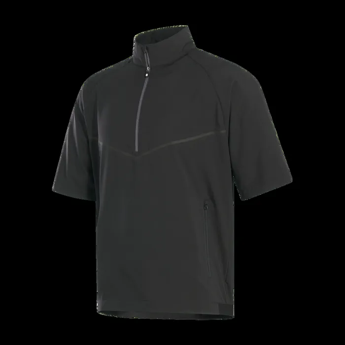 FootJoy Outer Layers Men Zephyr Short Sleeve Windshirt Black
