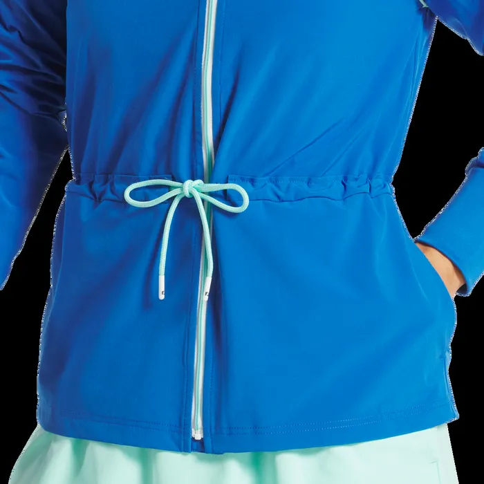FootJoy Outer Layers Women FullZip Lightweight Woven Jacket Blue FootJoy Outer Layers Women FullZip Lightweight Woven Jacket Blue