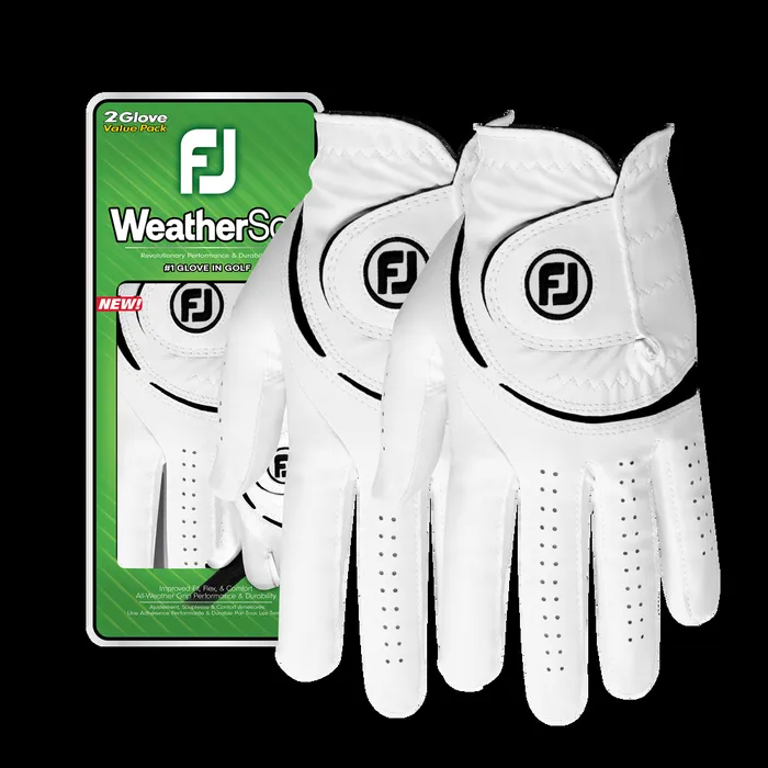 FootJoy Performance Women WeatherSof 2Pack White