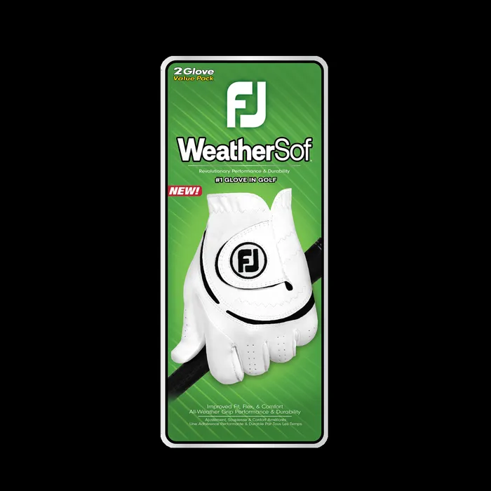 FootJoy Performance Women WeatherSof 2Pack White FootJoy Performance Women WeatherSof 2Pack White