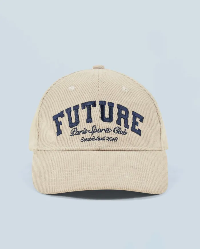 From Future Caps Corduroy Curved Visor Cap Sand