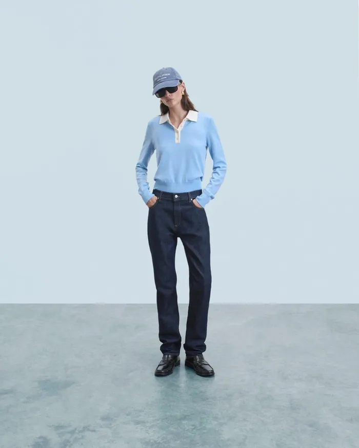 From Future Caps Creative Division Curved Visor Cap Washed Gray Blue