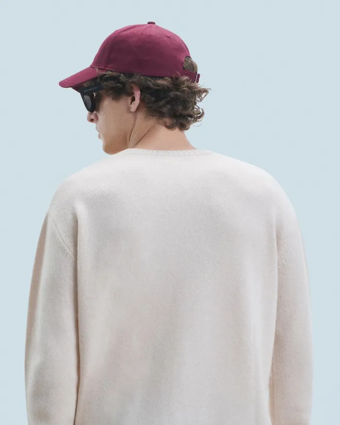From Future Caps Curved Visor Cap Burgundy