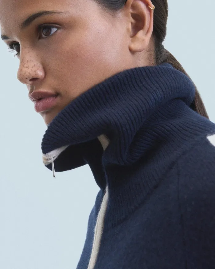 From Future Cashmere Sweaters Women Vest Navy