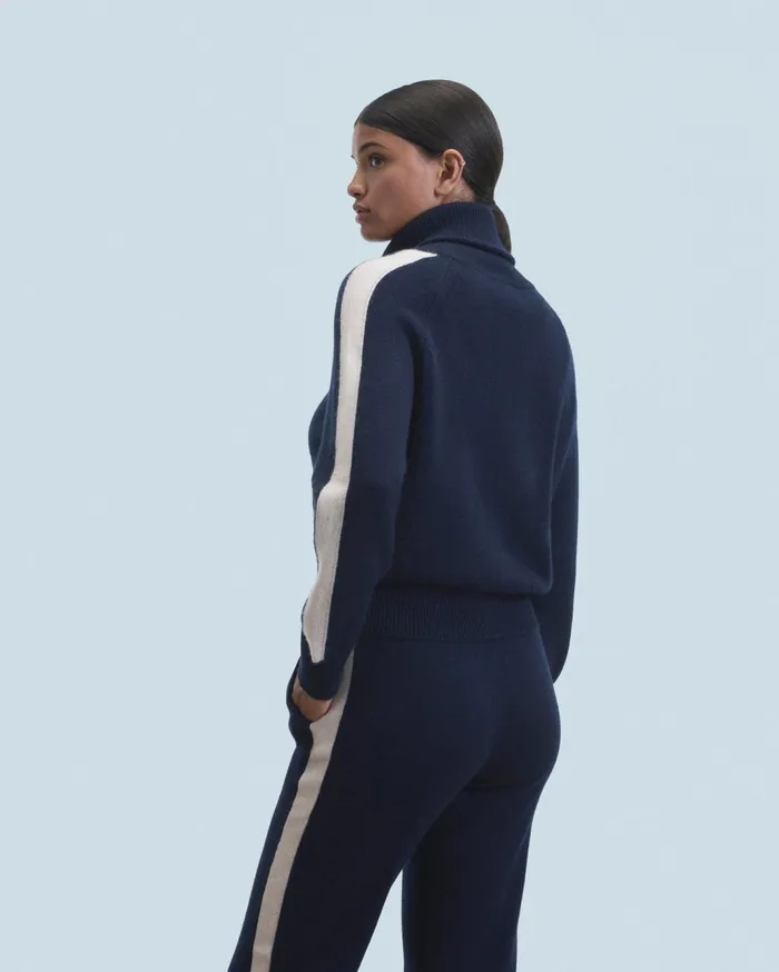From Future Cashmere Sweaters Women Vest Navy
