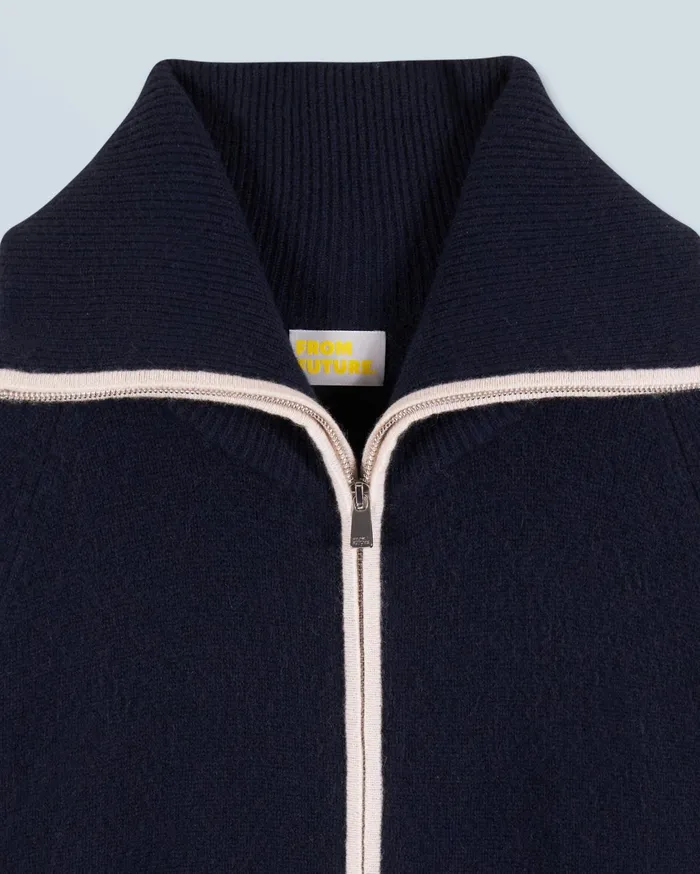 From Future Cashmere Sweaters Women Vest Navy