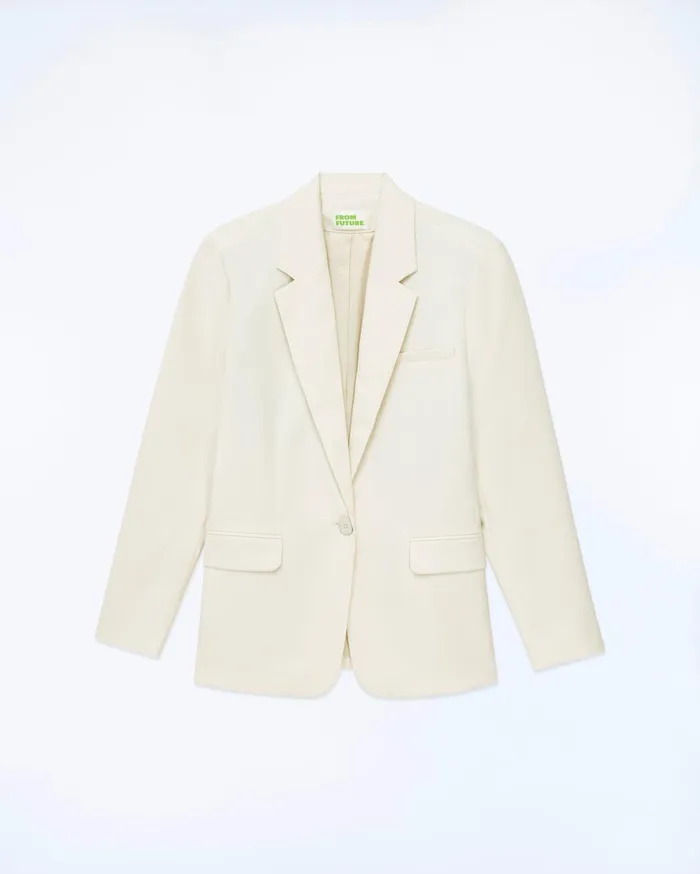 From Future Coats and Jackets Women Blazer Jacket White