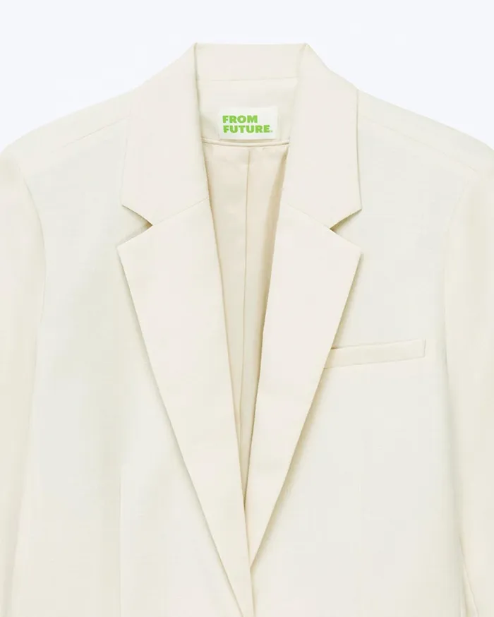 From Future Coats and Jackets Women Blazer Jacket White