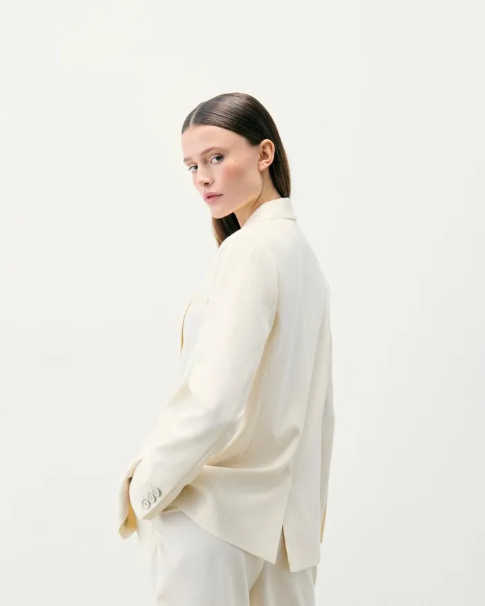 From Future Coats and Jackets Women Blazer Jacket White