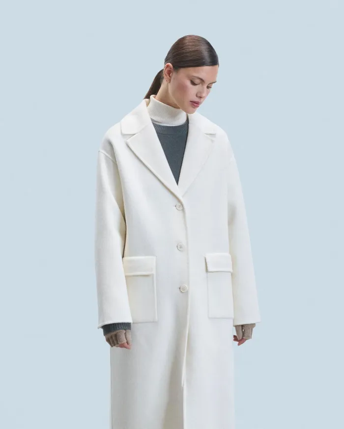 From Future Coats and Jackets Women Outerwear Coat With Pockets White