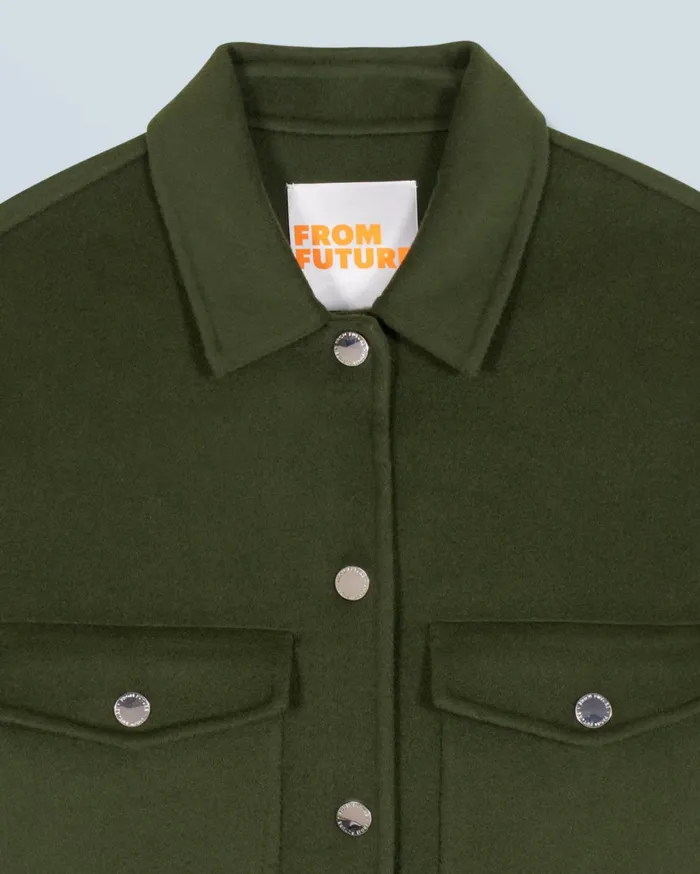From Future Coats and Jackets Women Outerwear Jacket Khaki