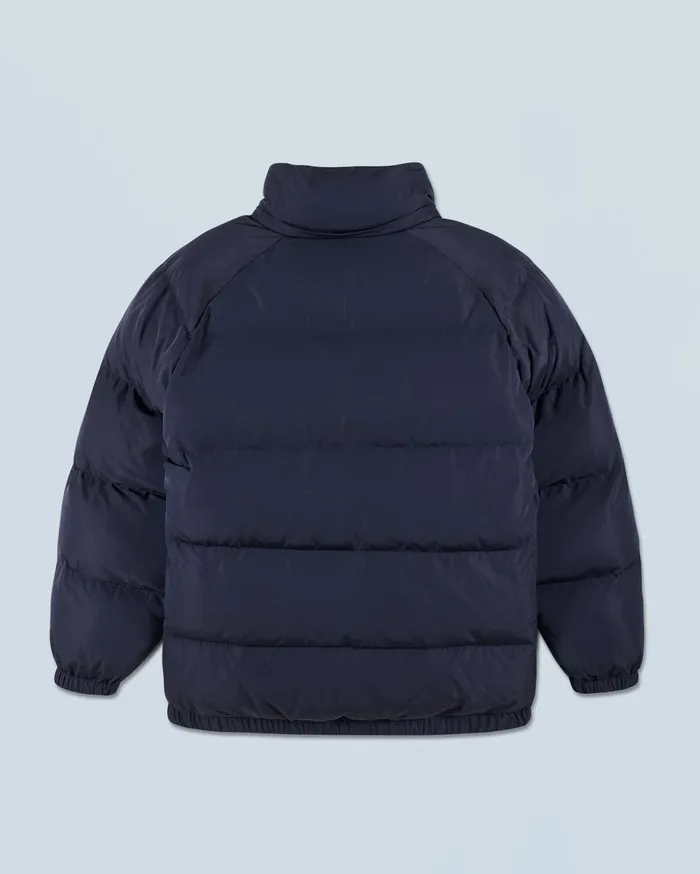 From Future Coats and Jackets Women Outerwear MidLength Down Jacket Navy