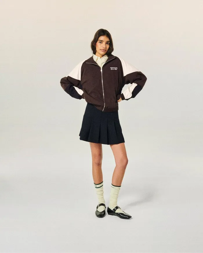 From Future Coats and Jackets Women Outerwear Teddy Jacket Chocolate