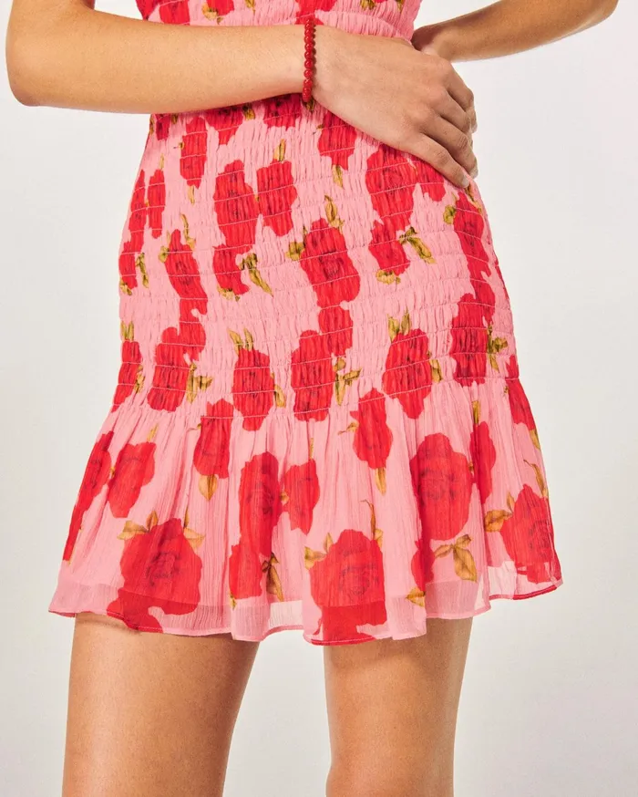 From Future Dresses and Jumpsuits Women Ellie Short Strap Dress Hot Roses