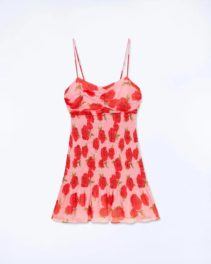 From Future Dresses and Jumpsuits Women Ellie Short Strap Dress Hot Roses