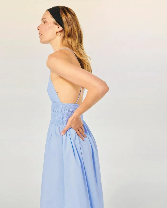 From Future Dresses and Jumpsuits Women Liah Long Strap Dress Baby Blue