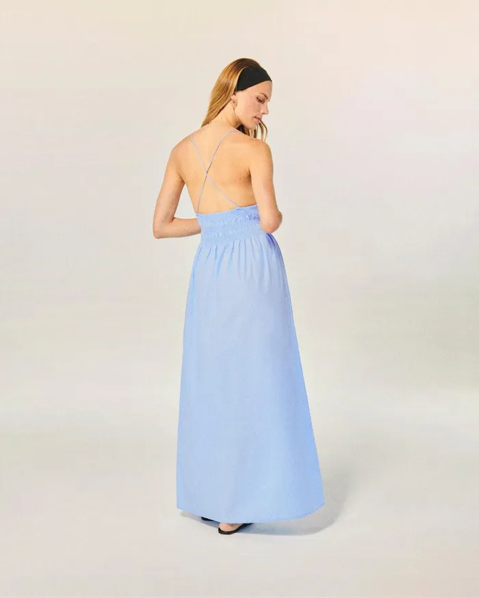 From Future Dresses and Jumpsuits Women Liah Long Strap Dress Baby Blue